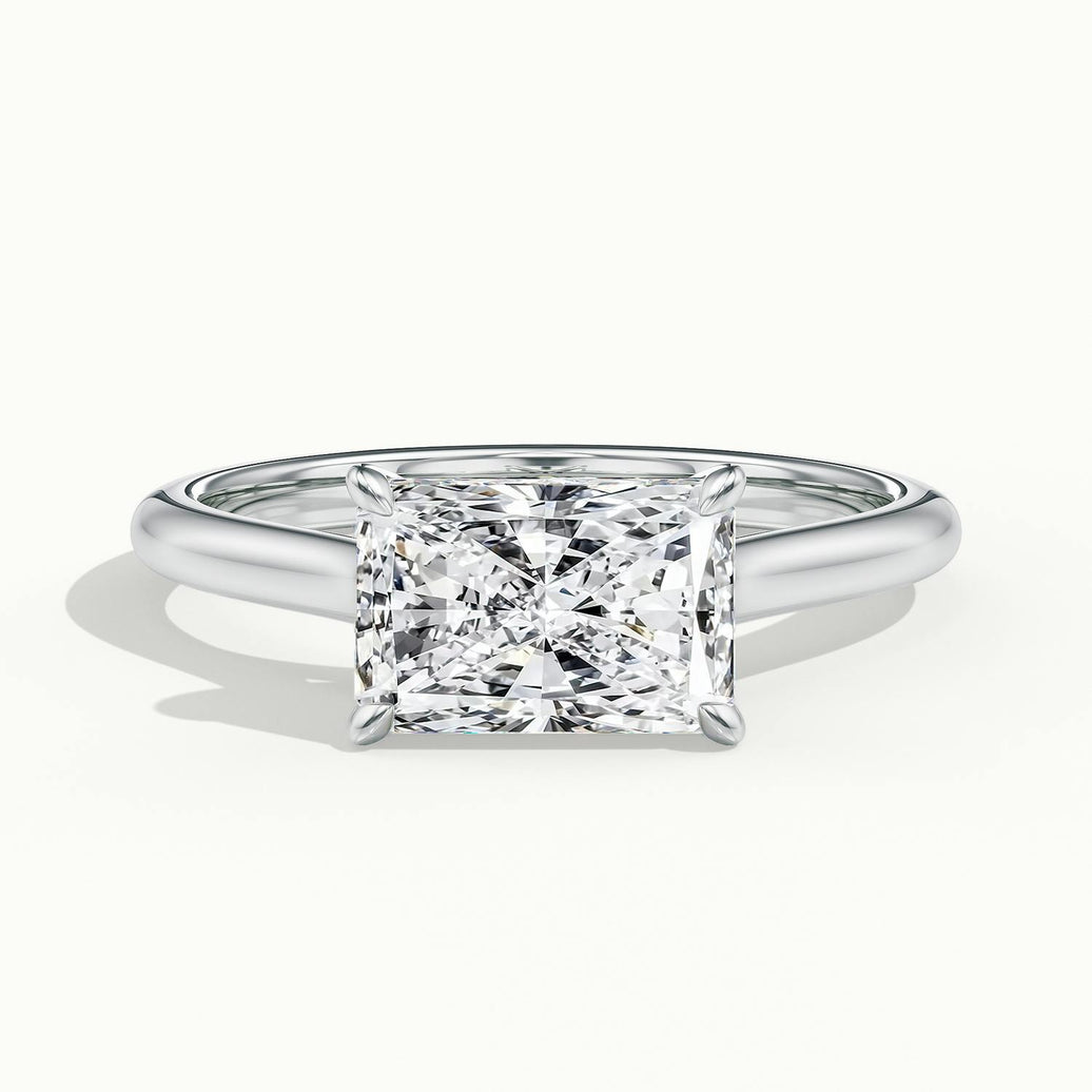 Lucienne East to West Radiant Solitaire Engagement Ring