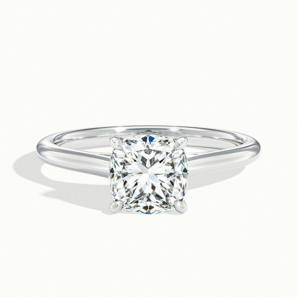 Nadia Cushion Solitaire Engagement Ring