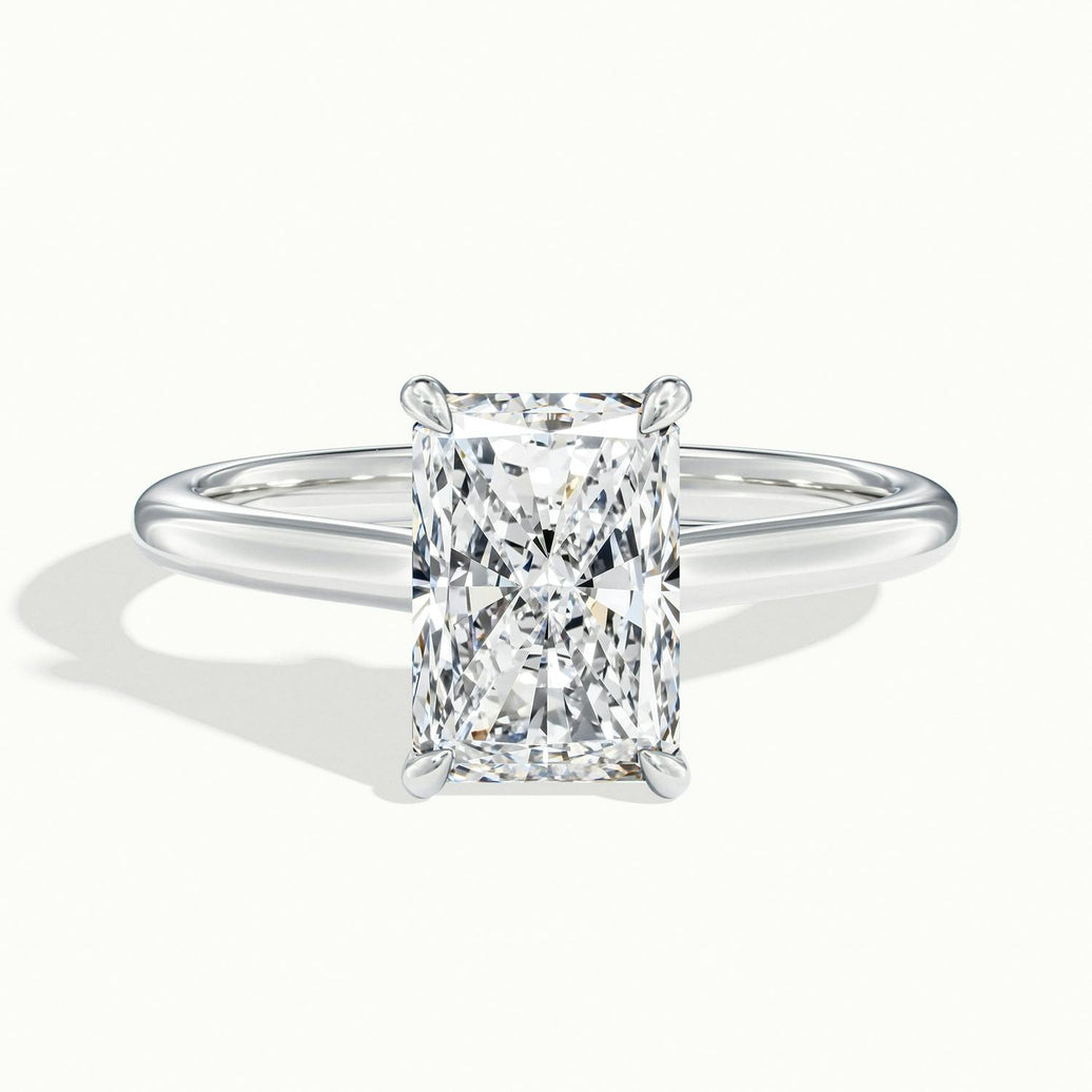 Elara Radiant Solitaire Engagement Ring