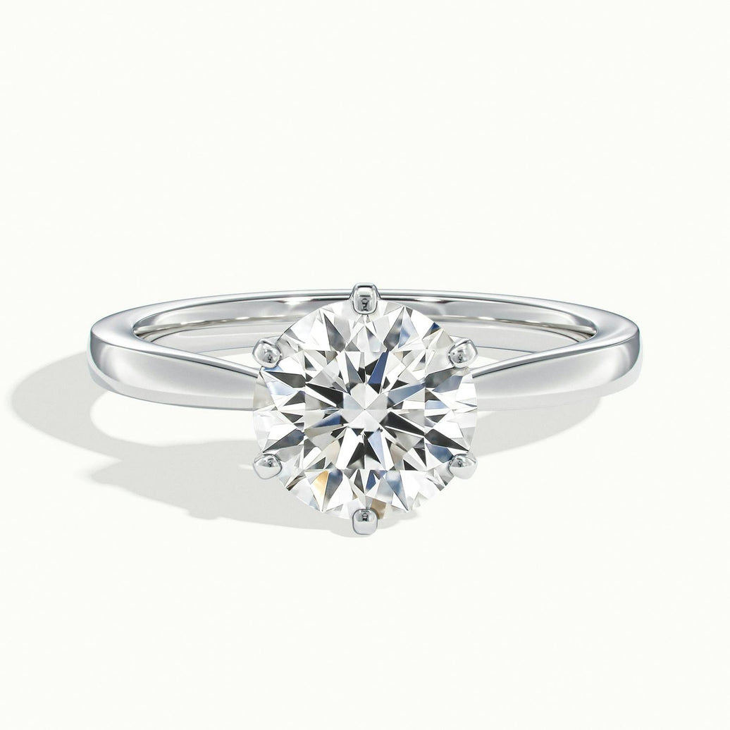Camille Round Solitaire Engagement Ring