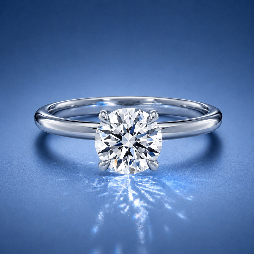 Aurelia Round Solitaire Engagement Ring