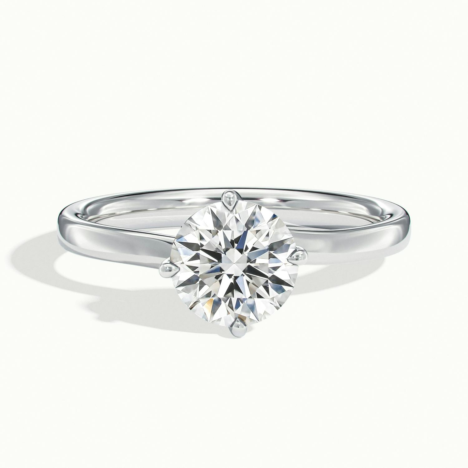 Amara Round Solitaire Engagement Ring