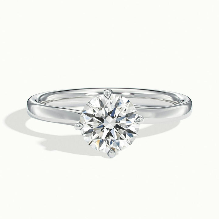 Amara Round Solitaire Engagement Ring