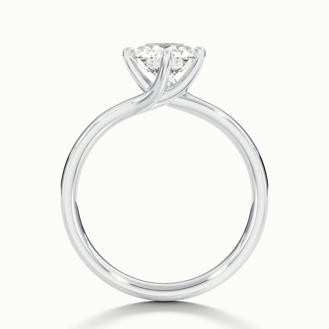 Amara Round Solitaire Engagement Ring