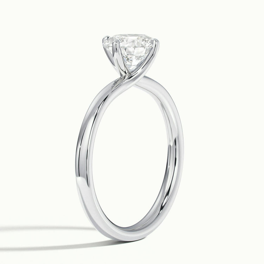 Amara Round Solitaire Engagement Ring