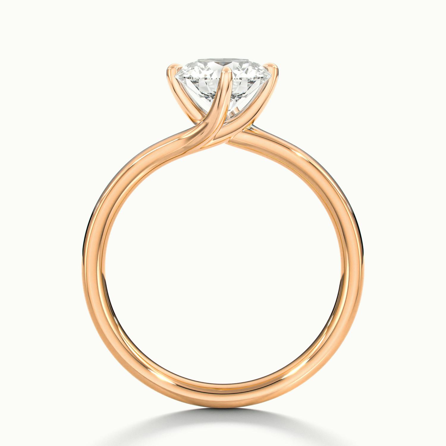 Amara Round Solitaire Engagement Ring