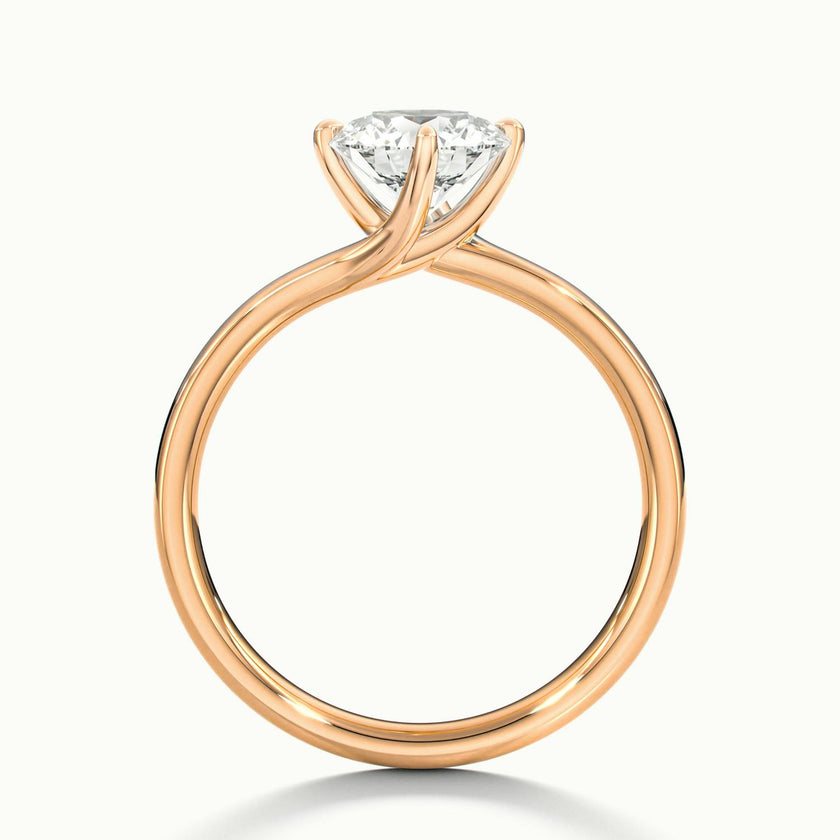 Amara Round Solitaire Engagement Ring