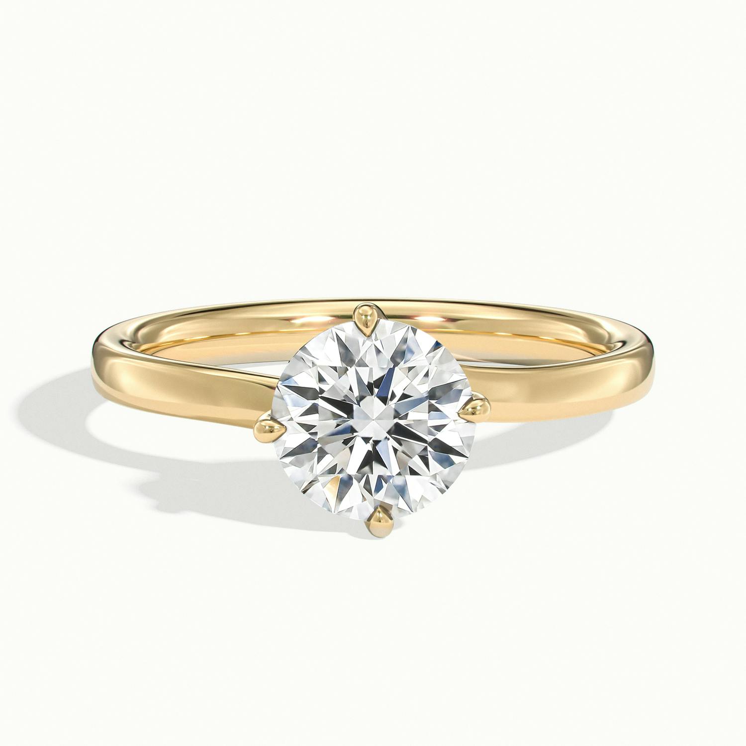 Amara Round Solitaire Engagement Ring