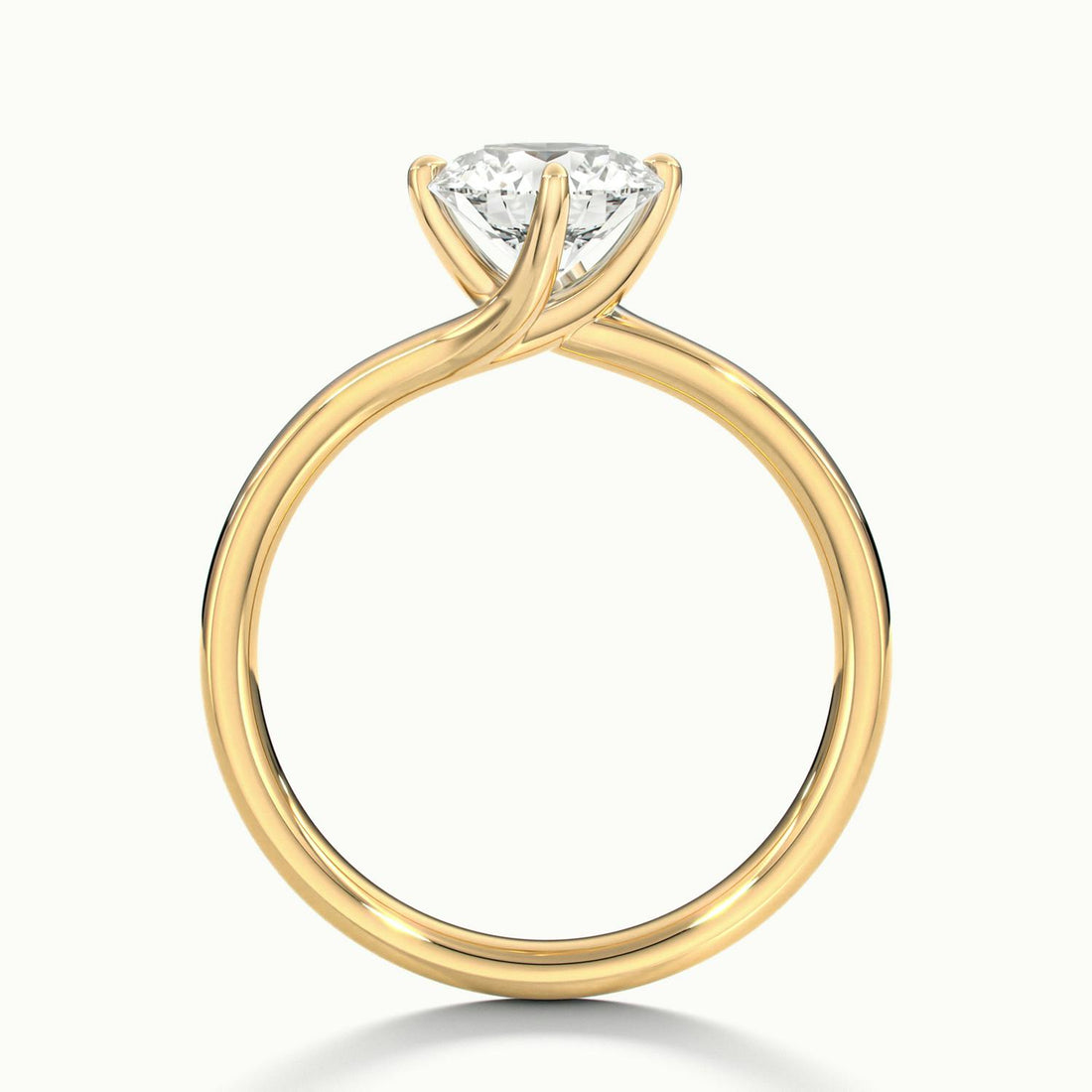 Amara Round Solitaire Engagement Ring