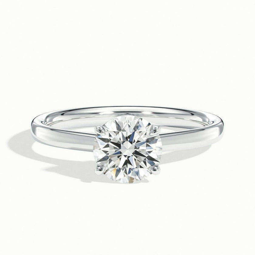 Valencia Round Solitaire Engagement Ring