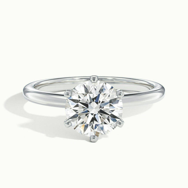 Celestine Round Solitaire Engagement Ring