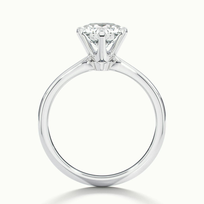 Celestine Round Solitaire Engagement Ring