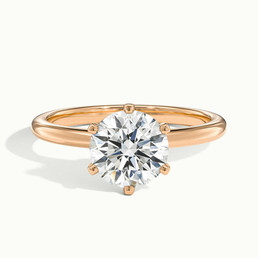 Celestine Round Solitaire Engagement Ring