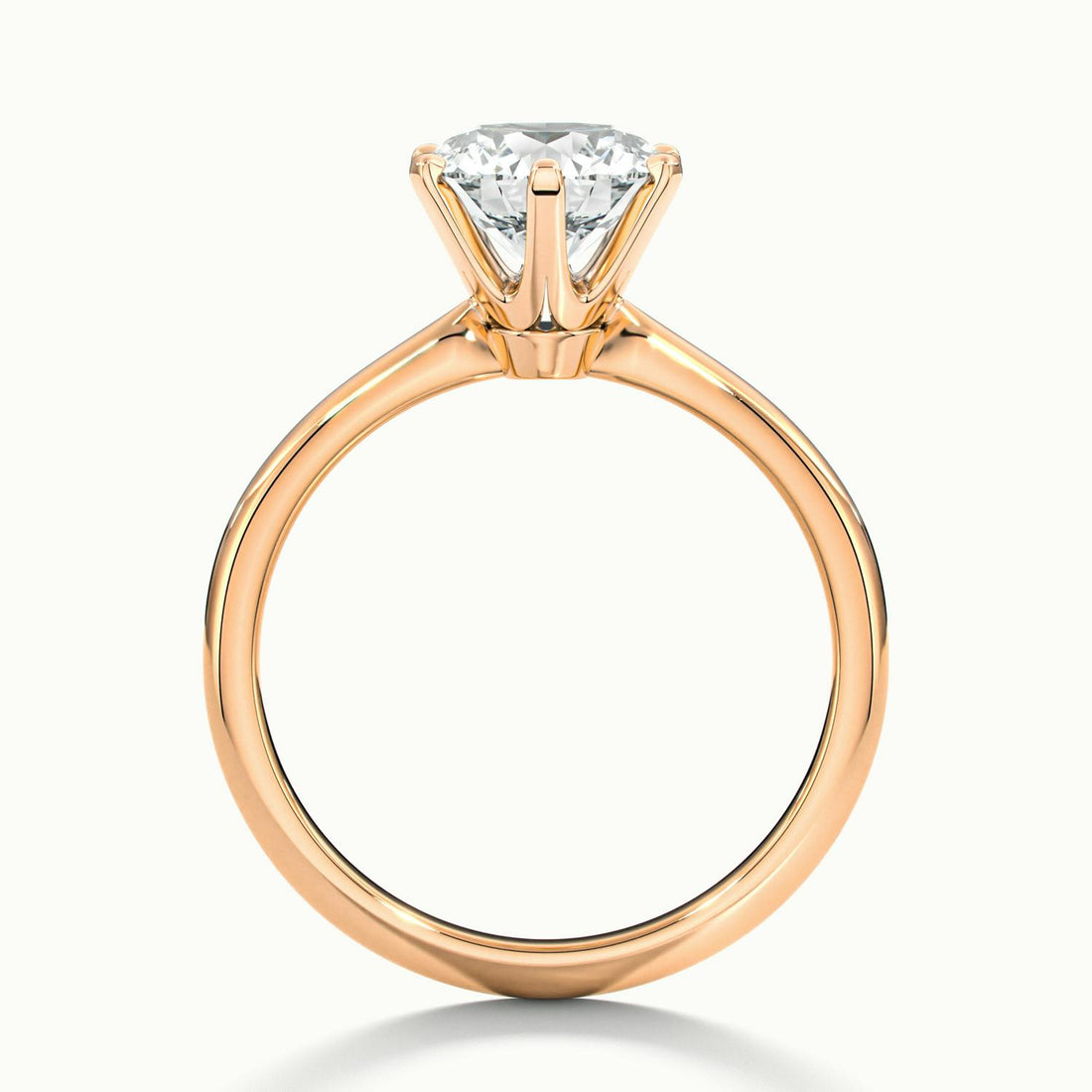 Celestine Round Solitaire Engagement Ring