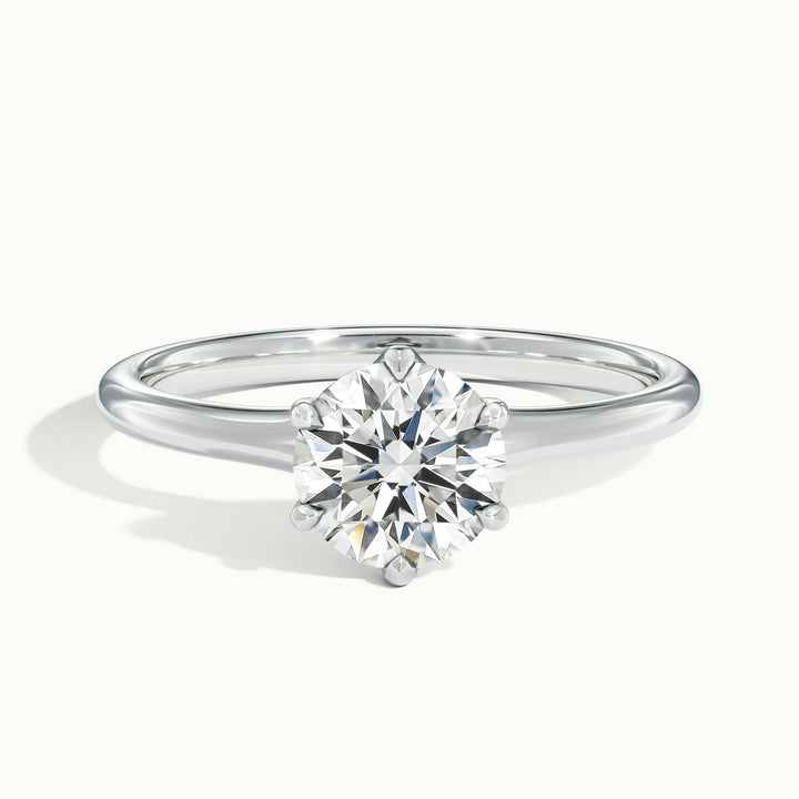 Elowen Round Solitaire Engagement Ring