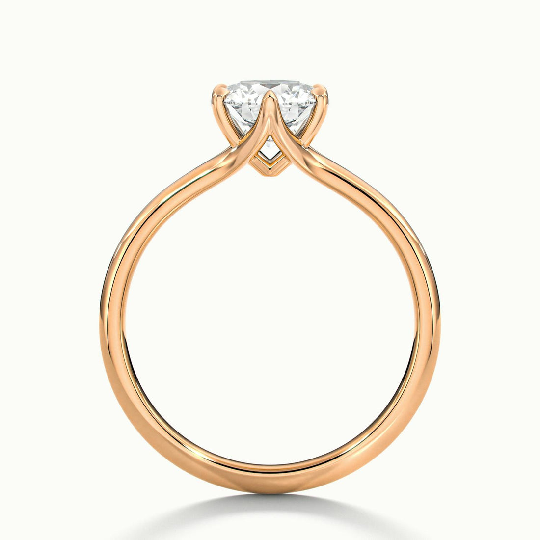 Elowen Round Solitaire Engagement Ring