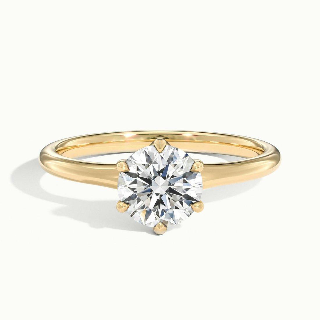 Elowen Round Solitaire Engagement Ring