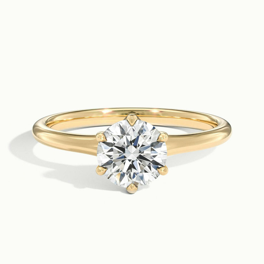 Elowen Round Solitaire Engagement Ring