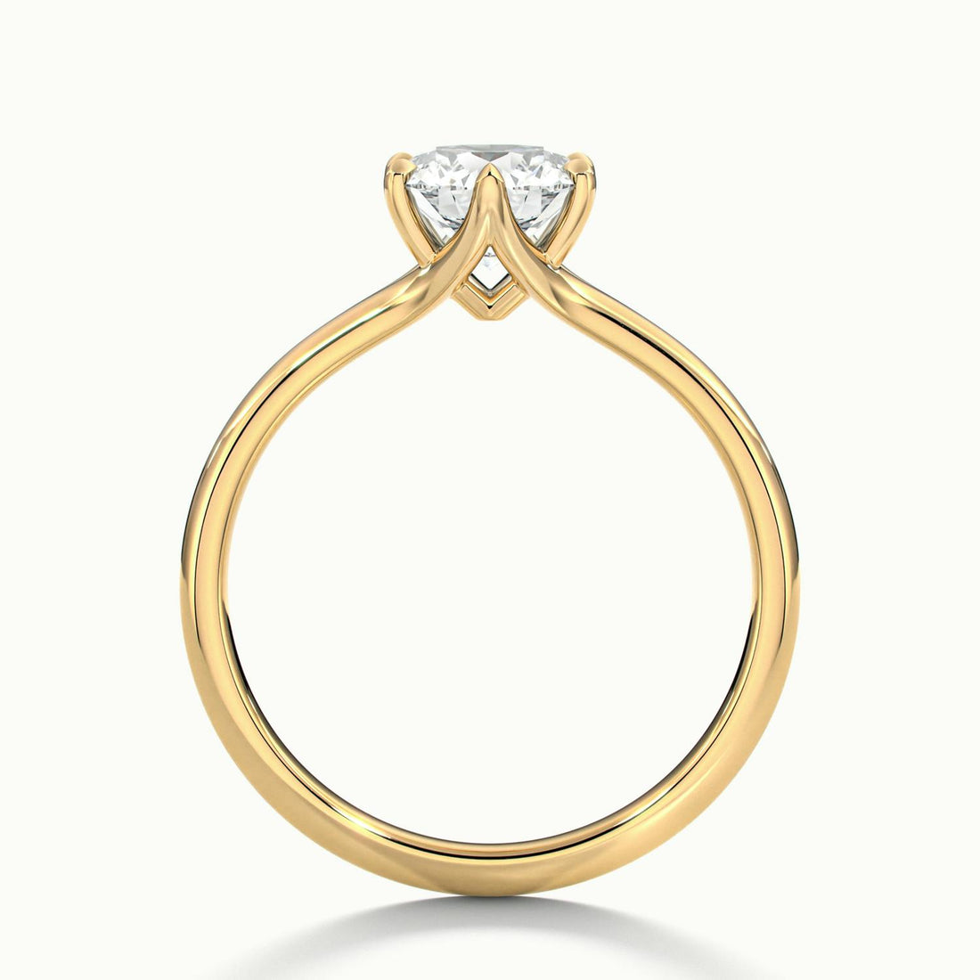 Elowen Round Solitaire Engagement Ring