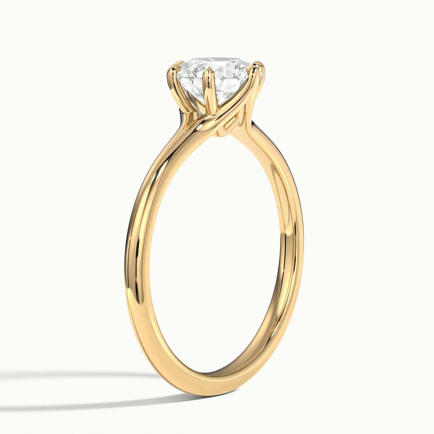 Elowen Round Solitaire Engagement Ring