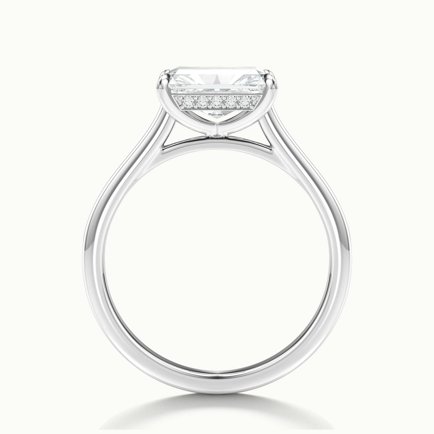 Lucienne East to West Radiant Solitaire Engagement Ring