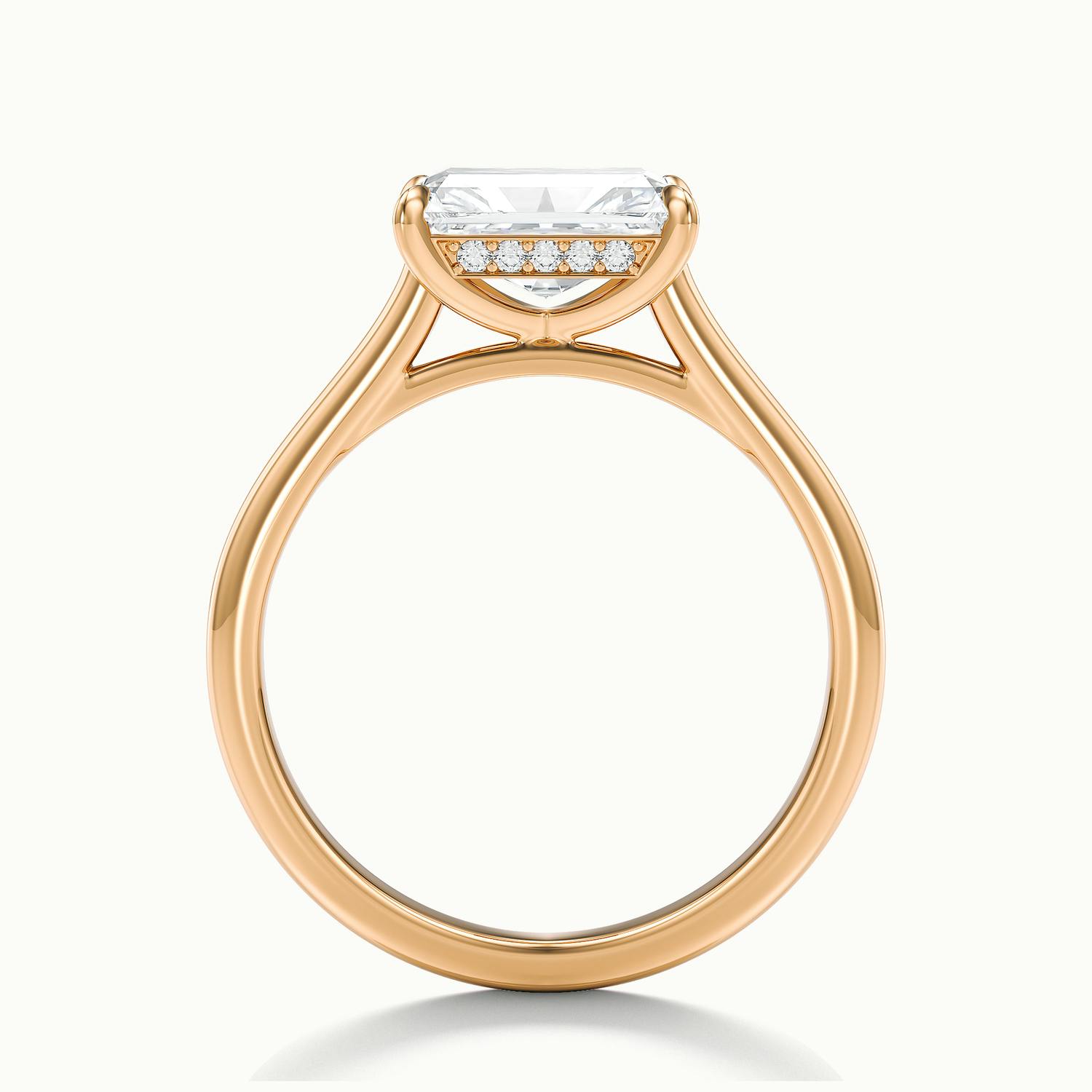 Lucienne East to West Radiant Solitaire Engagement Ring