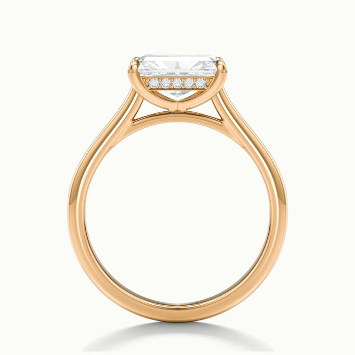 Lucienne East to West Radiant Solitaire Engagement Ring
