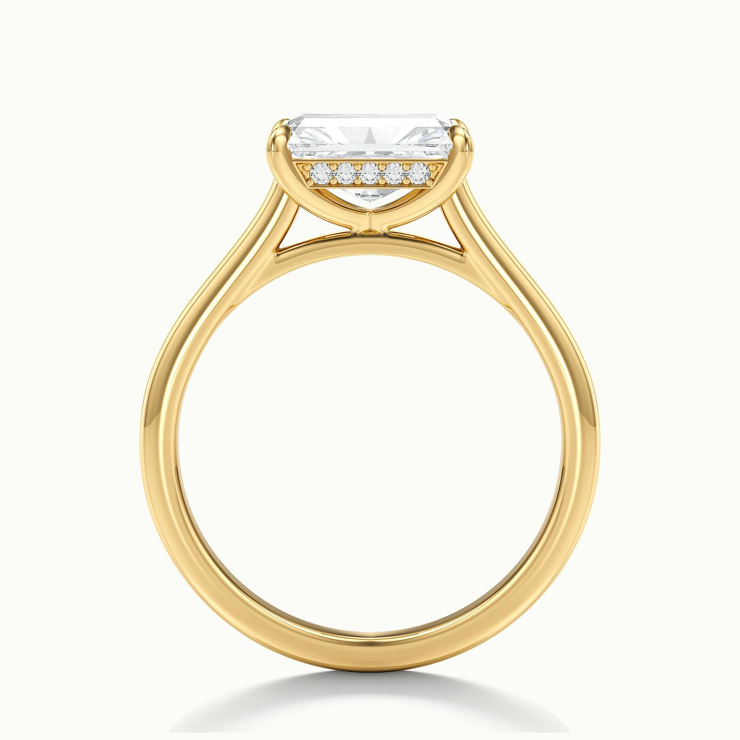 Lucienne East to West Radiant Solitaire Engagement Ring
