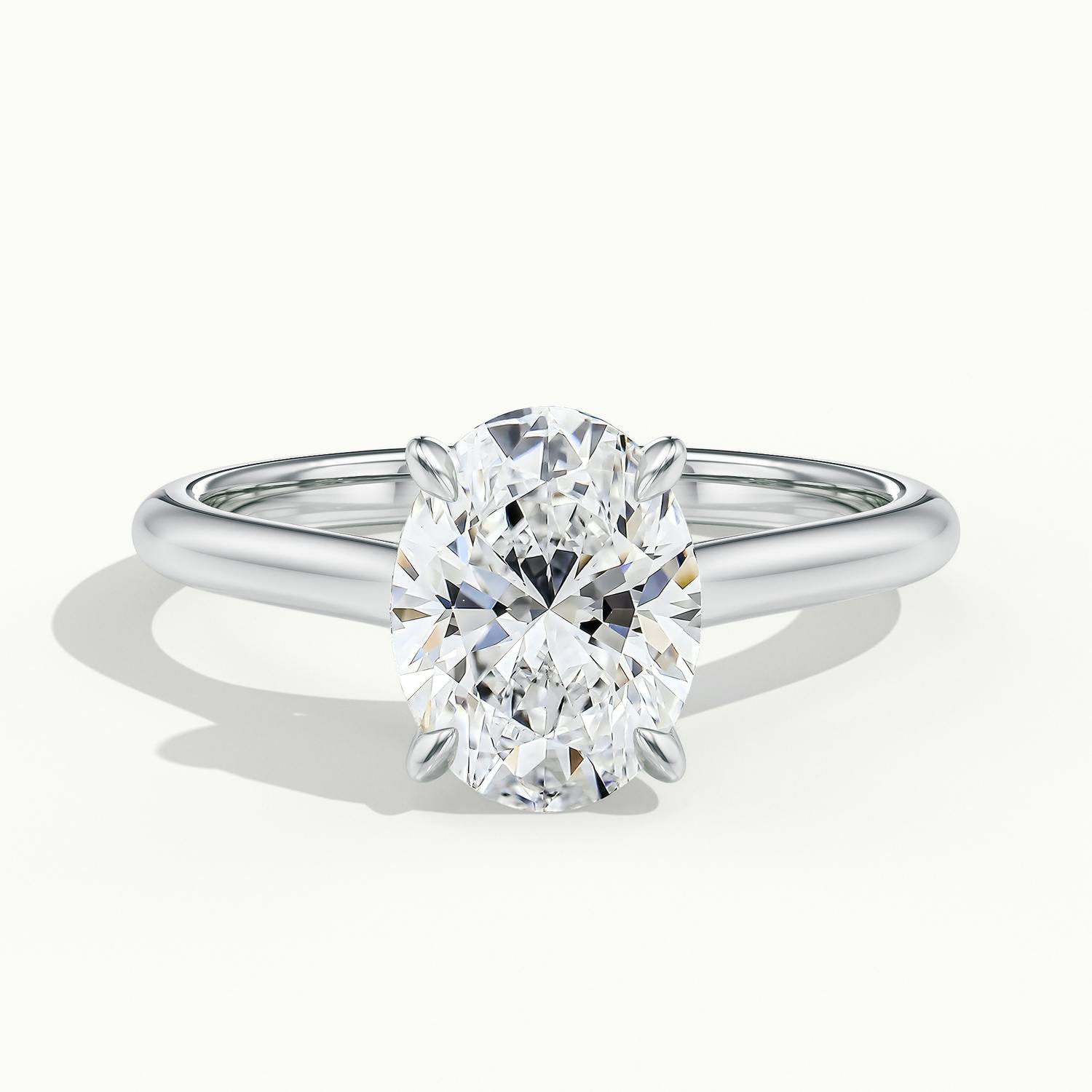 Nadia Oval Solitaire Engagement Ring