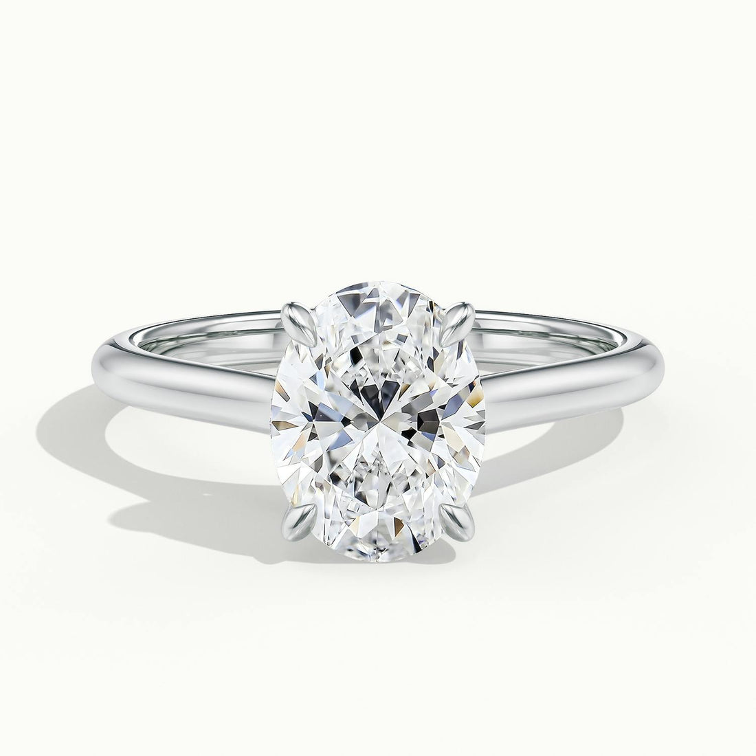 Nadia Oval Solitaire Engagement Ring