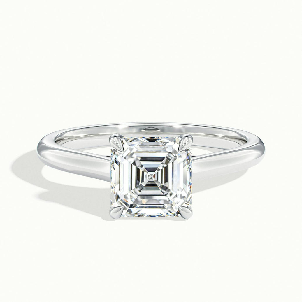 Nadia Asscher Solitaire Engagement Ring