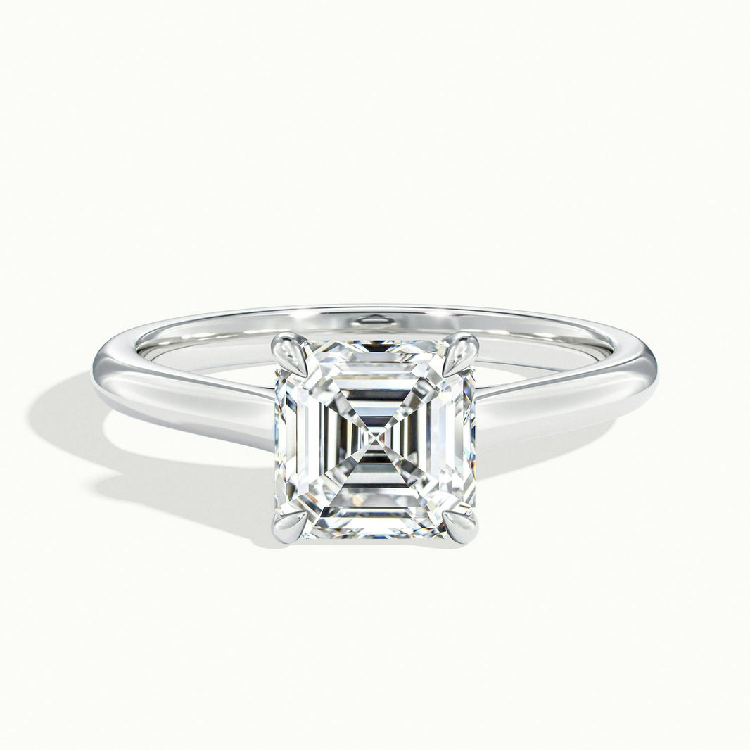 Nadia Asscher Solitaire Engagement Ring