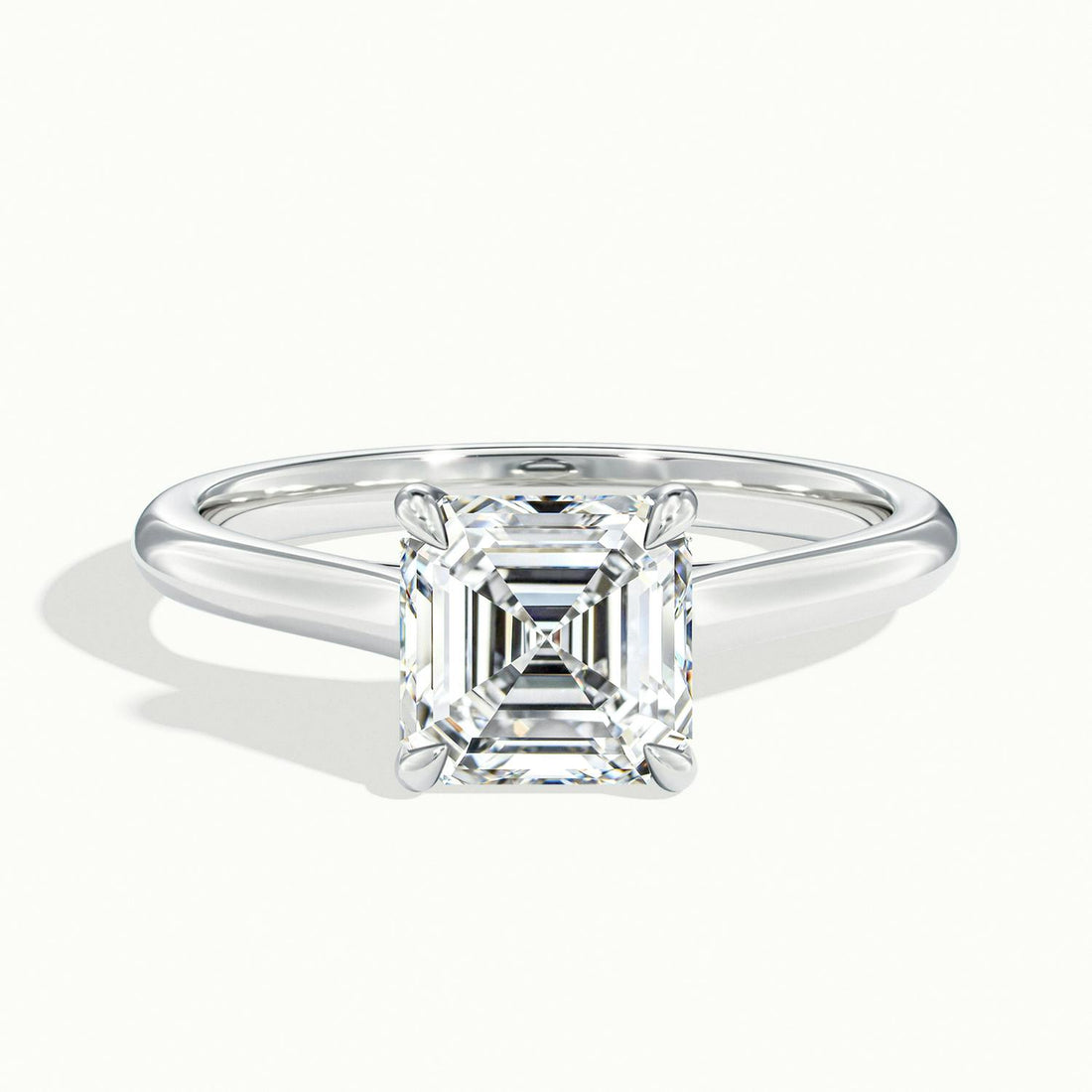 Nadia Asscher Solitaire Engagement Ring
