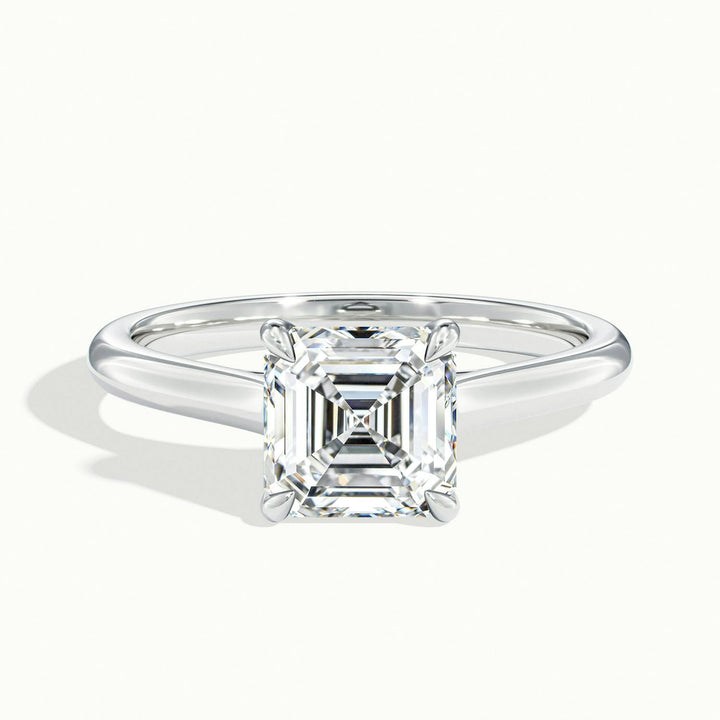 Nadia Asscher Solitaire Engagement Ring