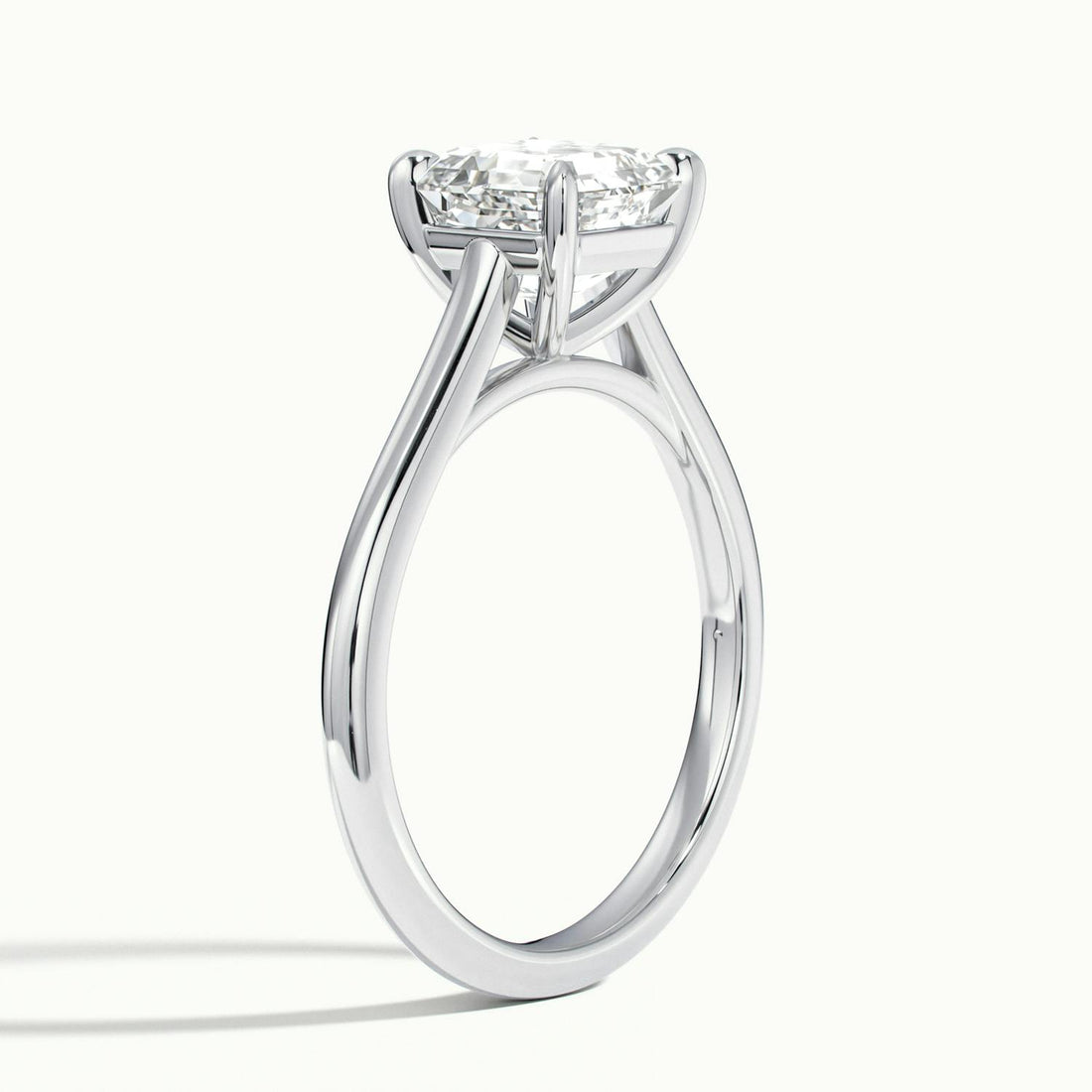 Nadia Asscher Solitaire Engagement Ring