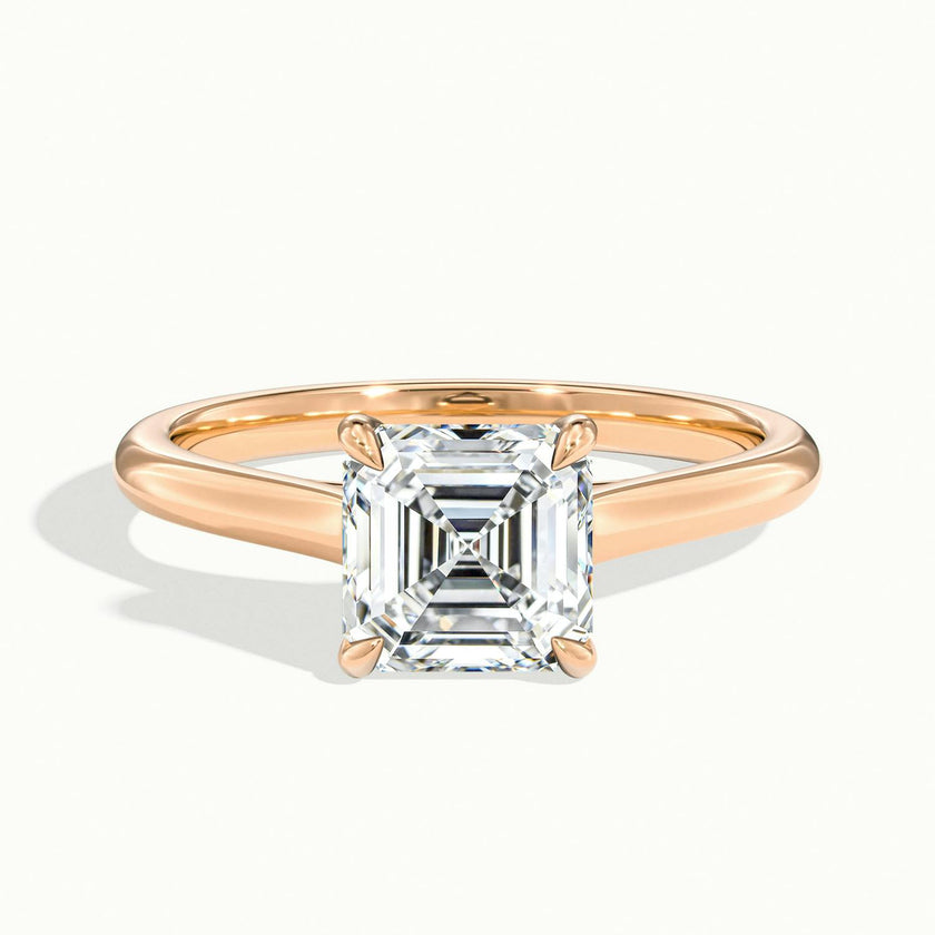 Nadia Asscher Solitaire Engagement Ring