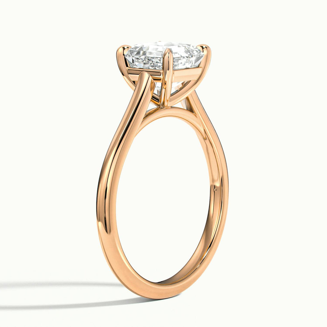 Nadia Asscher Solitaire Engagement Ring