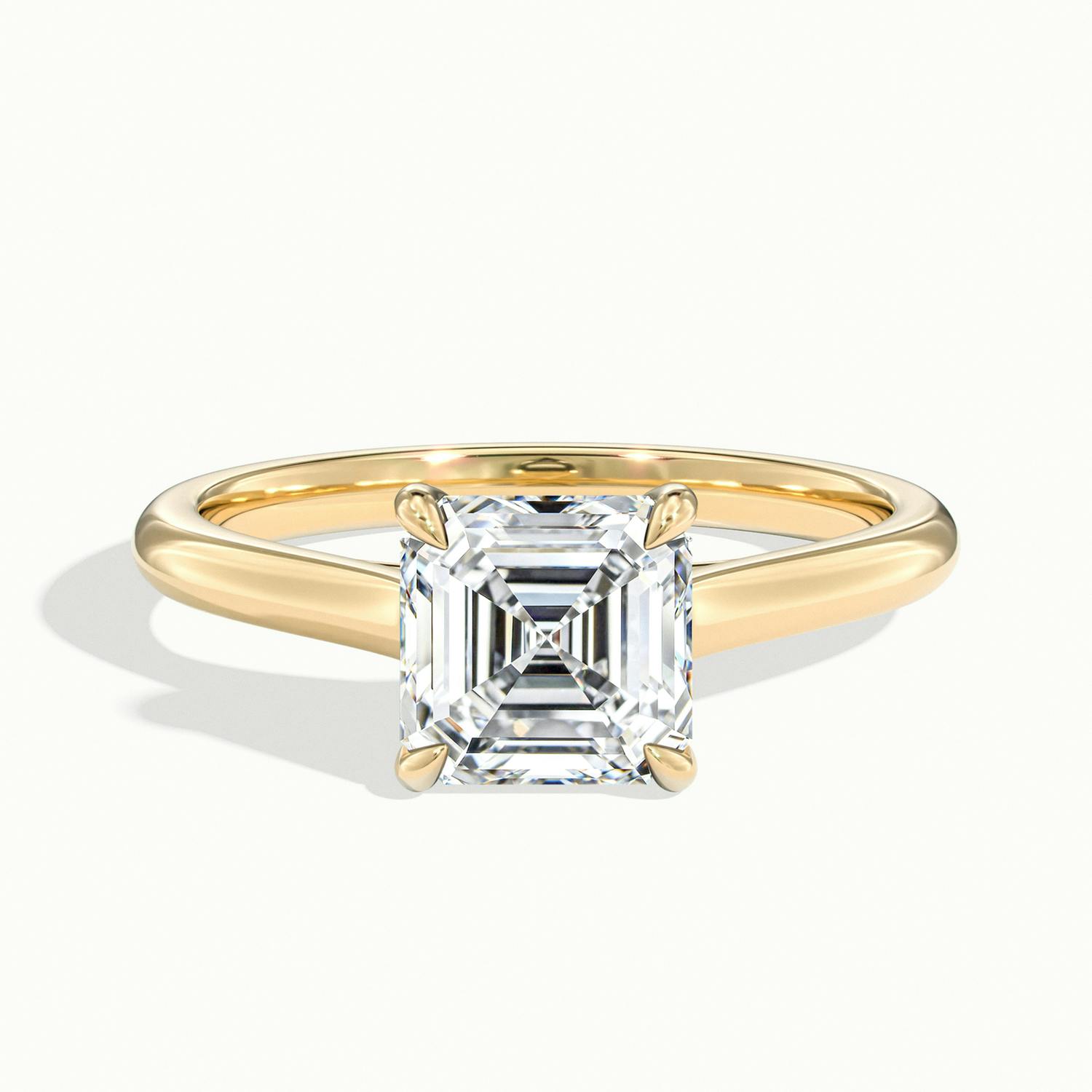 Nadia Asscher Solitaire Engagement Ring