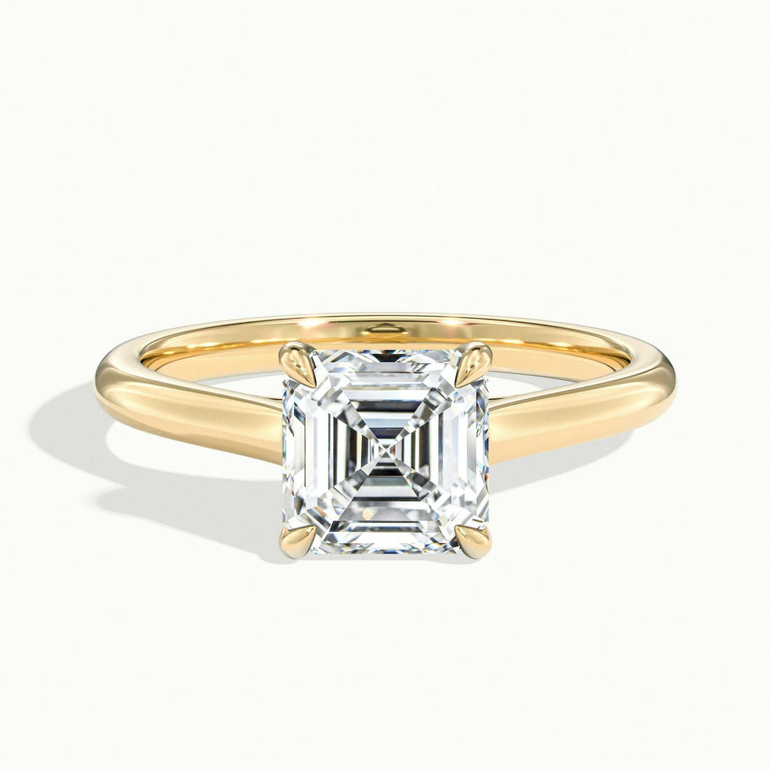 Nadia Asscher Solitaire Engagement Ring