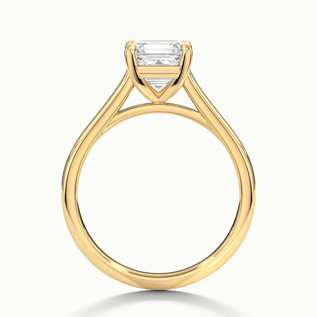 Nadia Asscher Solitaire Engagement Ring