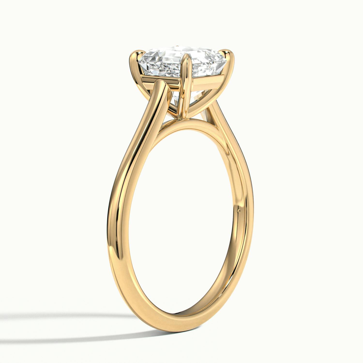 Nadia Asscher Solitaire Engagement Ring