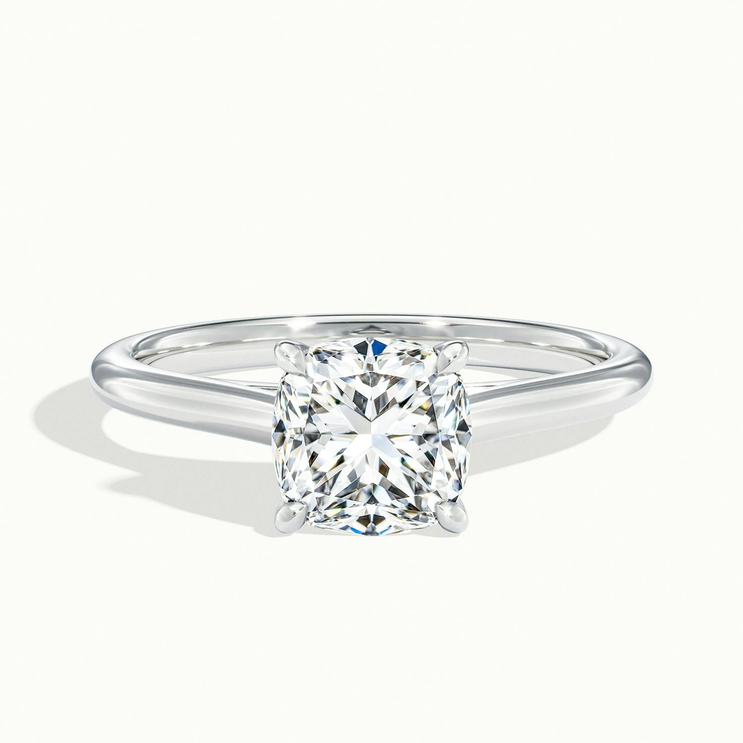 Nadia Cushion Solitaire Engagement Ring