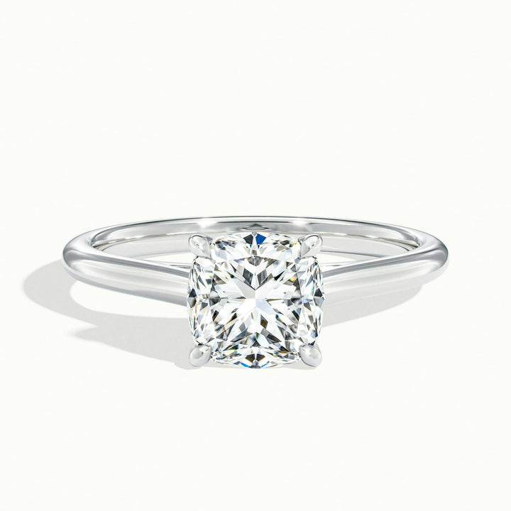 Nadia Cushion Solitaire Engagement Ring