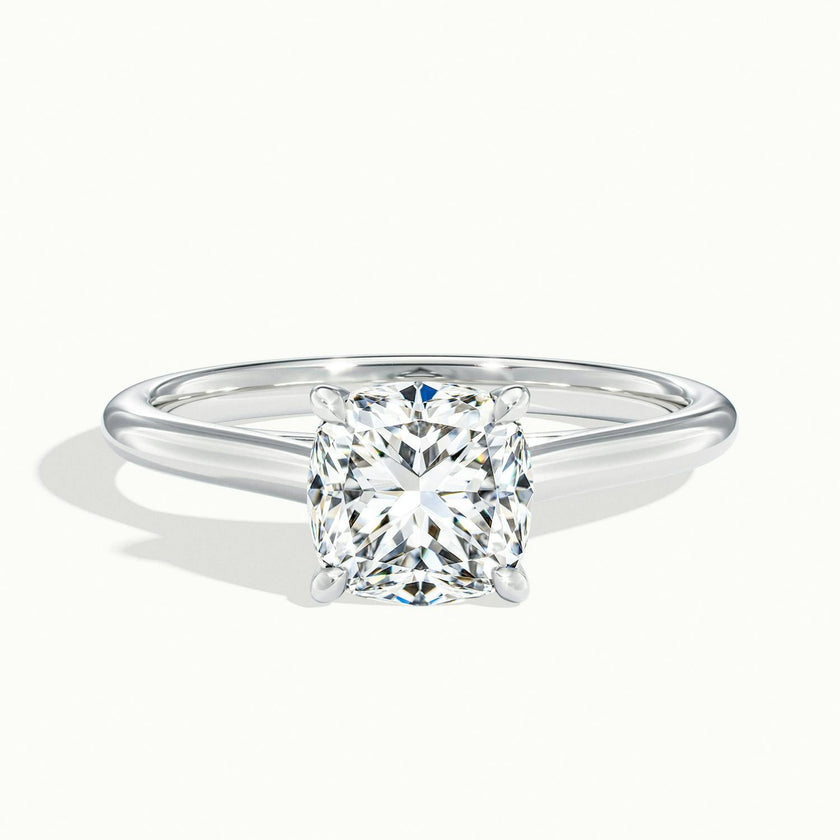 Nadia Cushion Solitaire Engagement Ring