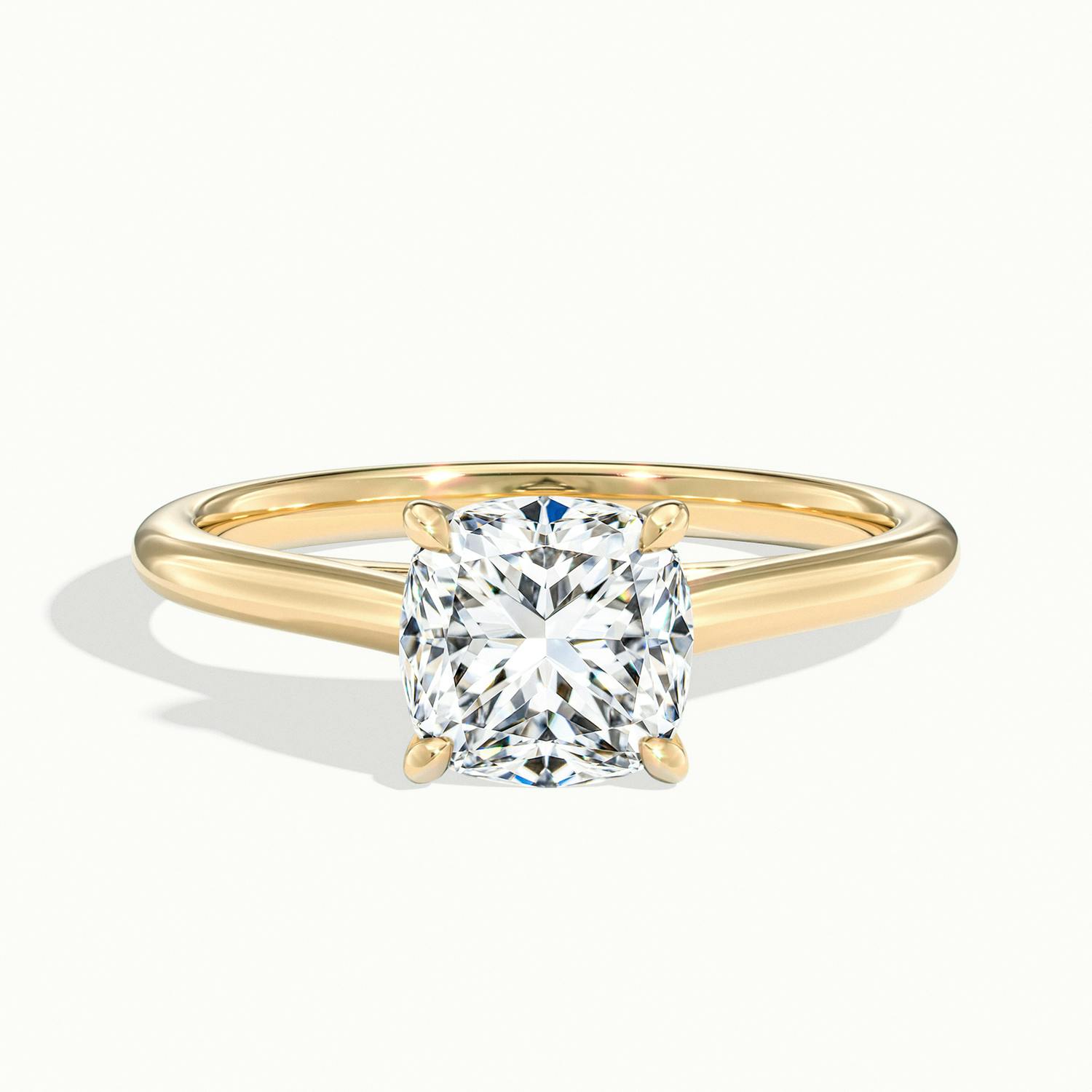 Nadia Cushion Solitaire Engagement Ring