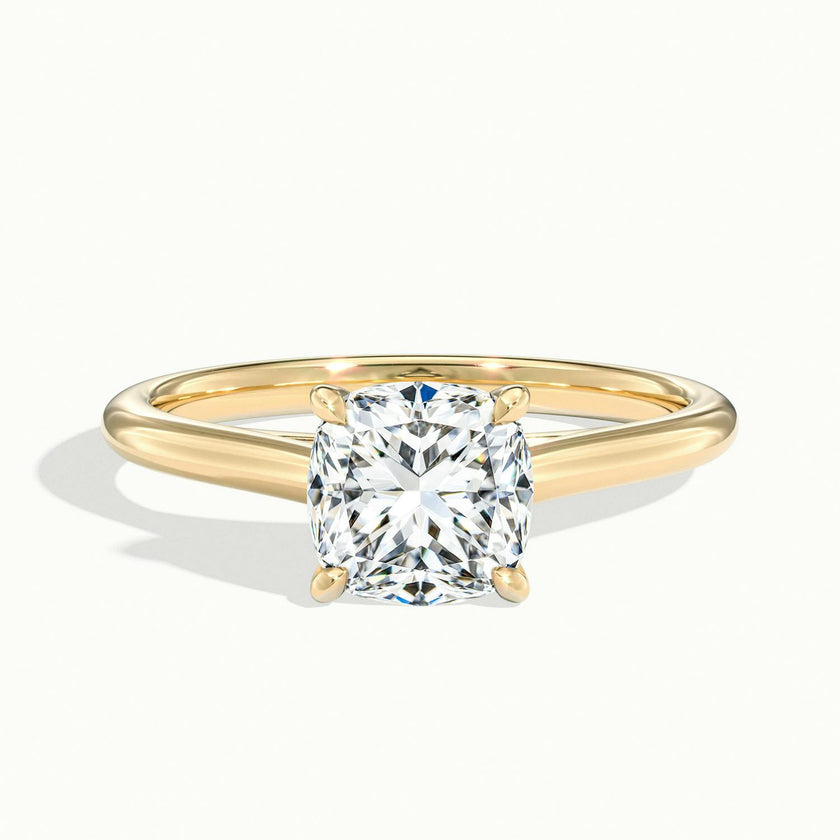 Nadia Cushion Solitaire Engagement Ring