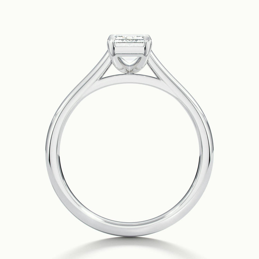 Nadia Emerald Solitaire Engagement Ring