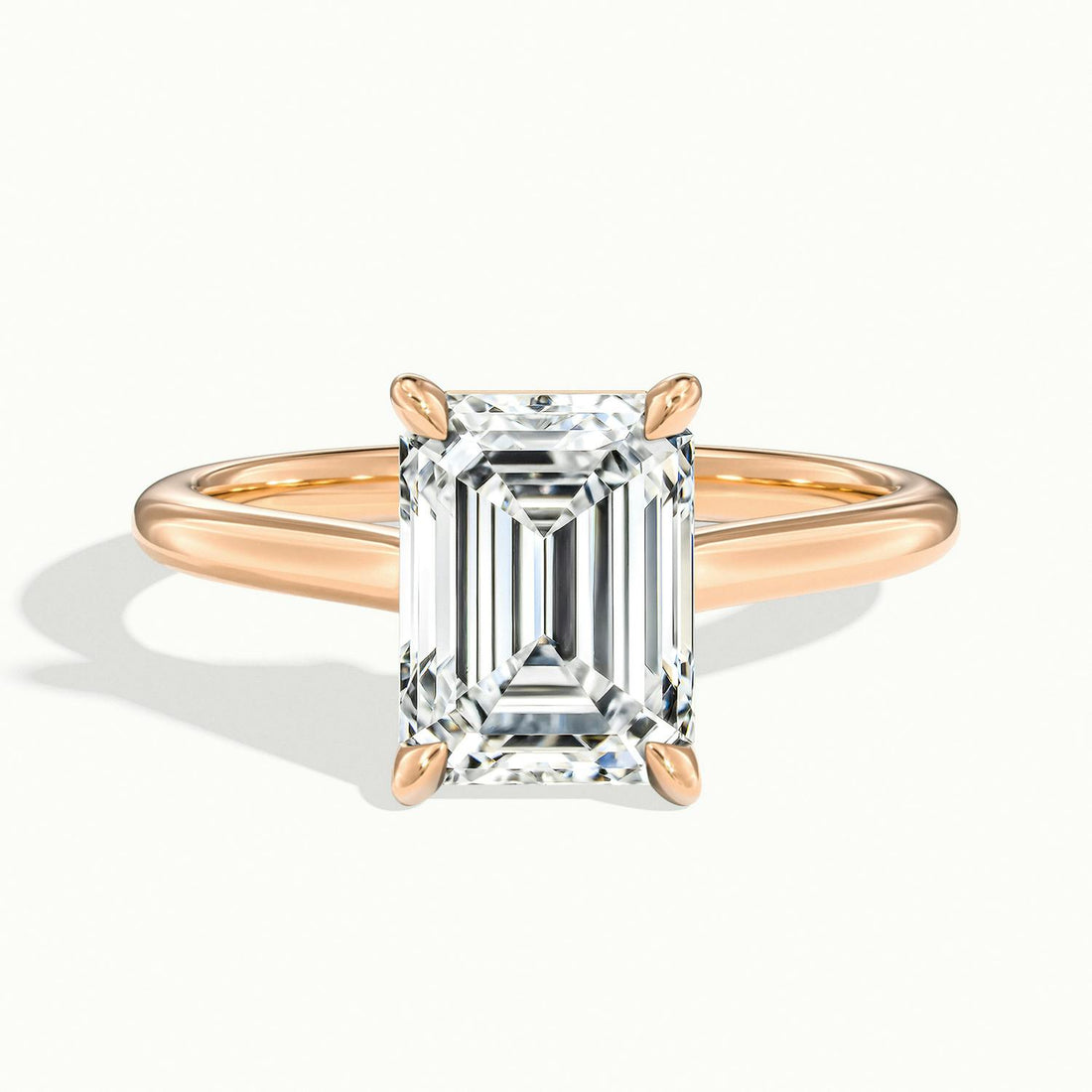 Nadia Emerald Solitaire Engagement Ring