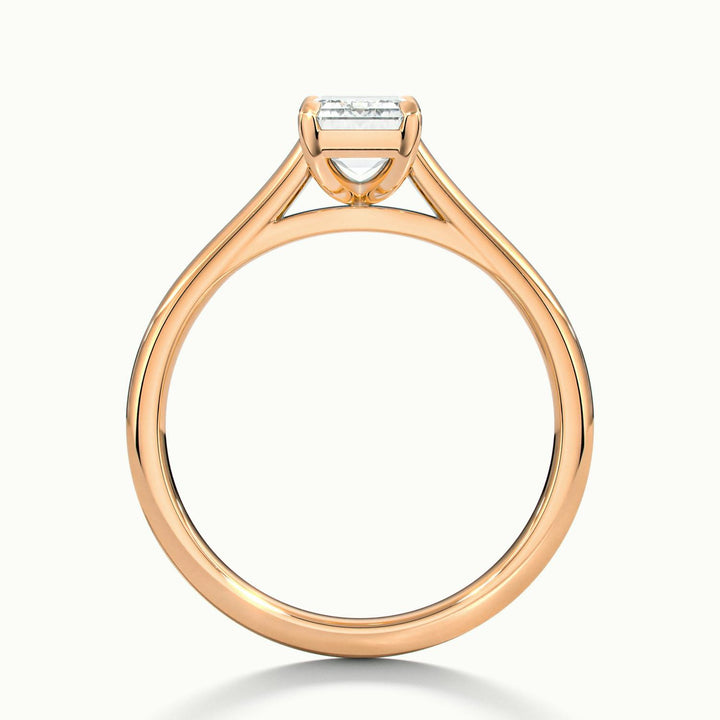 Nadia Emerald Solitaire Engagement Ring