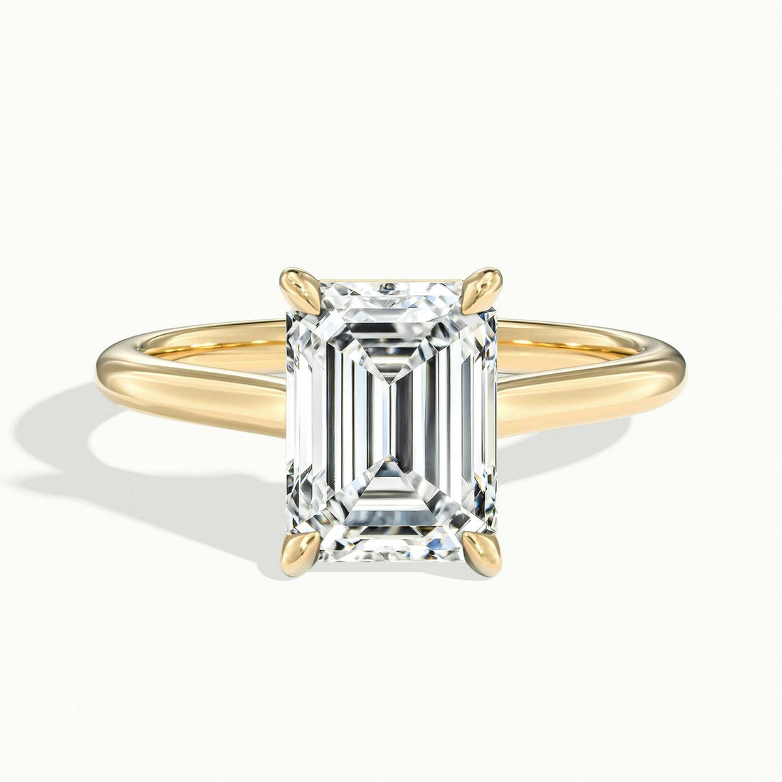 Nadia Emerald Solitaire Engagement Ring
